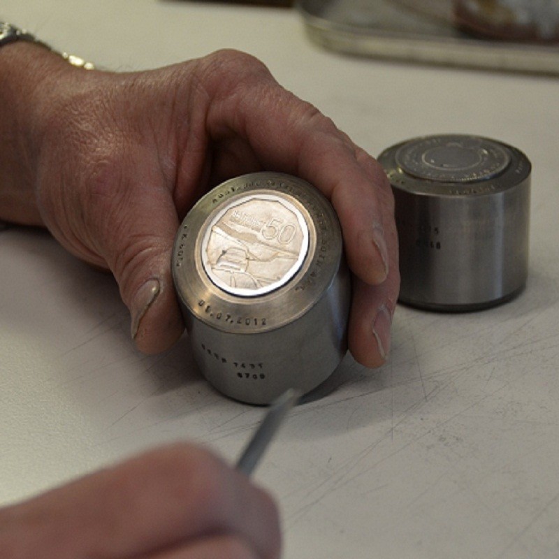 Close up to a die