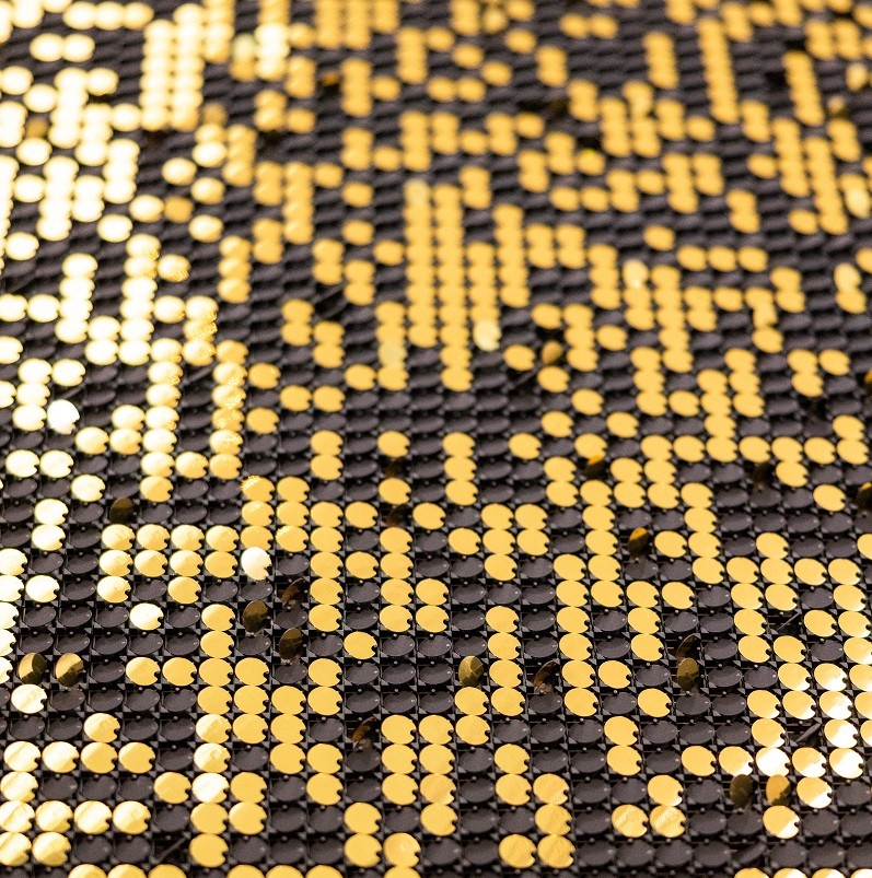 Coin wall closeup