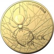 Investment Coin Gold 2020 One hundred dollars Redback Spider