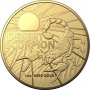 Investment Coins Gold 2022 One Hundred Dollars Australian Desert Scorpion