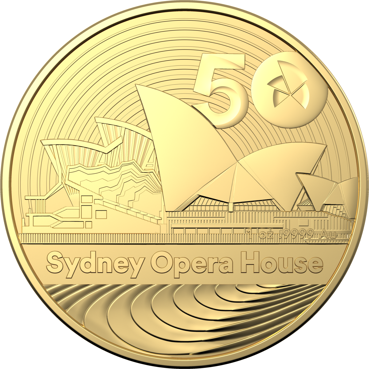 Investment Coins Gold 2023 One Hundred Dollars 50th Anniversary of the Sydney Opera House