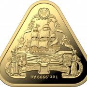 Investment Coin Gold Triangular 2020 One hundred dollars Zuytdorp
