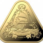 Investment Coins Gold Triangular 2021 One Hundred Dollars Zeewijk
