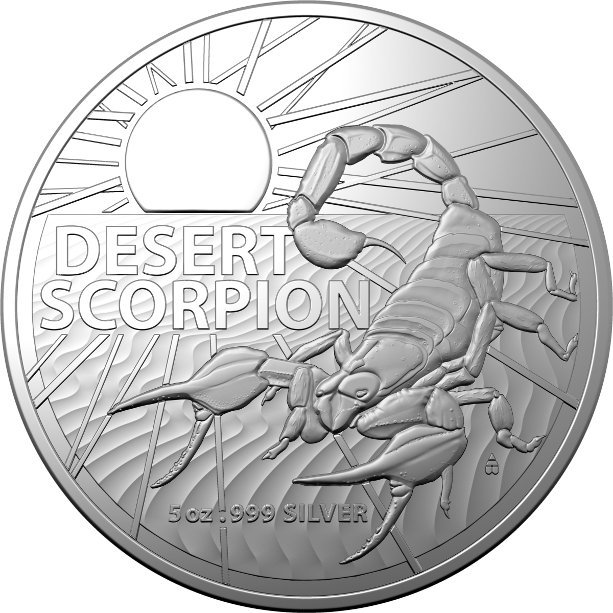Investment Coins Silver 2023 One Dollar Australia's Most Dangerous - Desert Scorpion