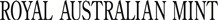 Royal Australian Mint text logo all caps