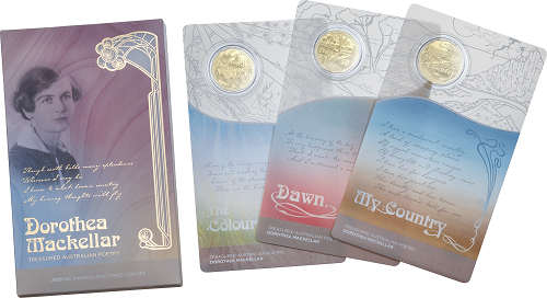 Dorothea Mackellar Three-Coin Set Envelope