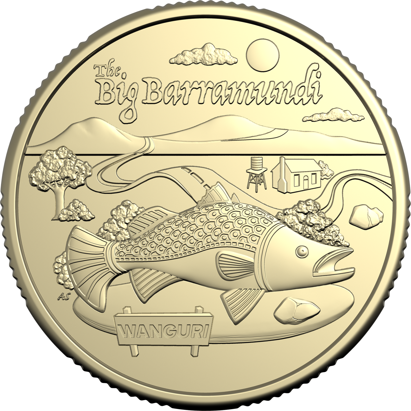 uncirculated coins one dollar 2025 aussie big things big barramundi