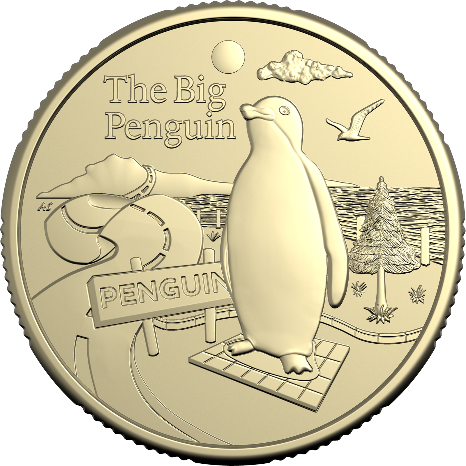 uncirculated coins one dollar 2025 aussie big things big penguin