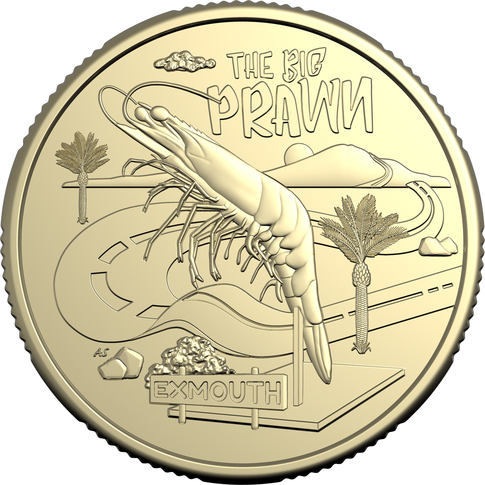 uncirculated coins one dollar 2025 aussie big things big prawn