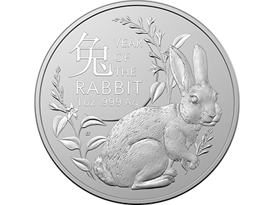 2023 Lunar Year of the Rabbit Silver coin