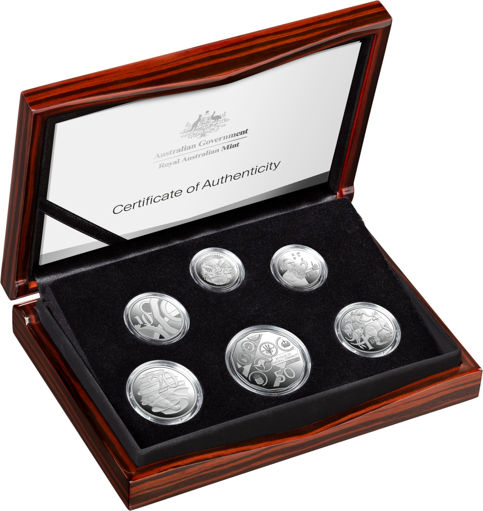 2026 Proof Year Set in Case 60th Anniversary of Decimal Currency