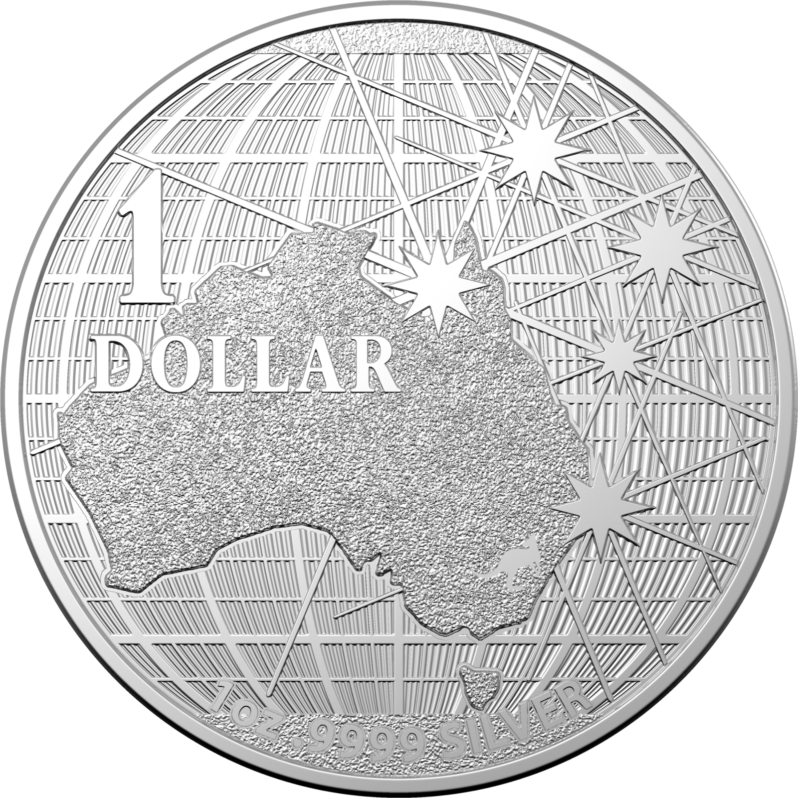 Investment Coin Silver 2020 One dollar Beneath the Southern Skies