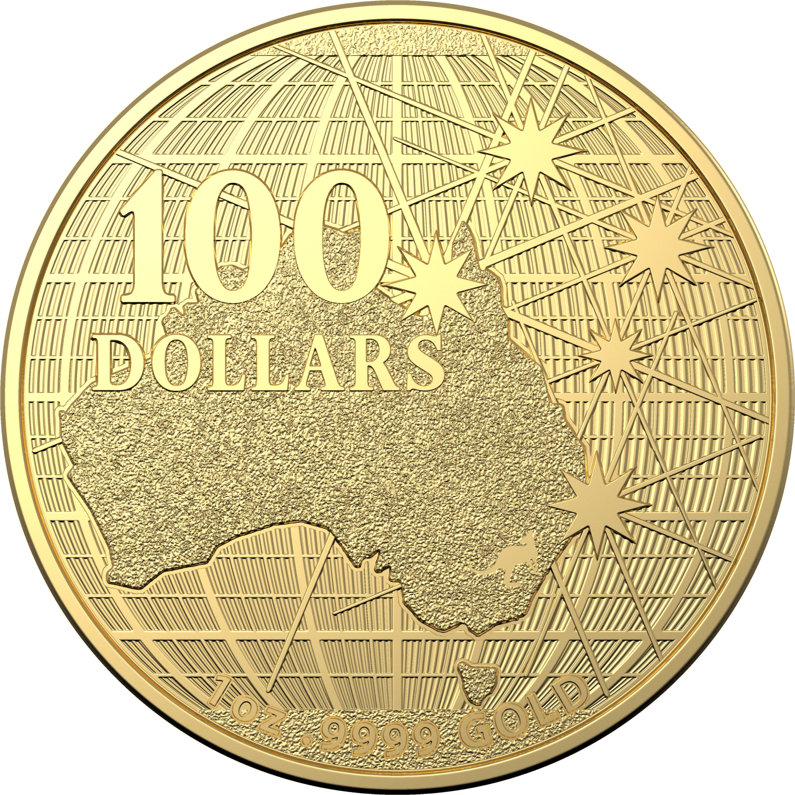 Investment Coin Gold 2020 One hundred dollars Beneath the Southern Skies