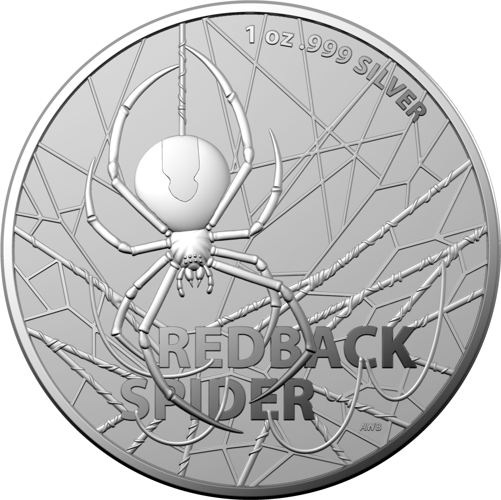 Investment Coin Silver 2020 One dollar Redback Spider