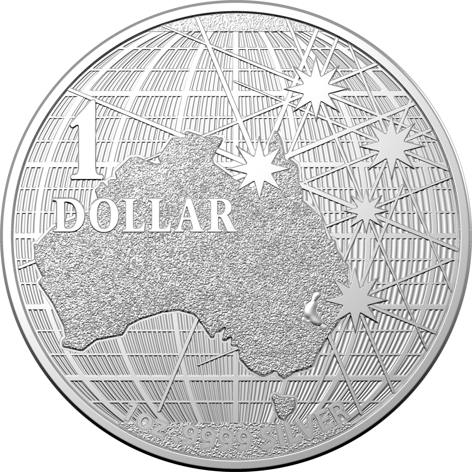 Investment Coins Silver 2021 One Dollar Beneath the Soutern Skies