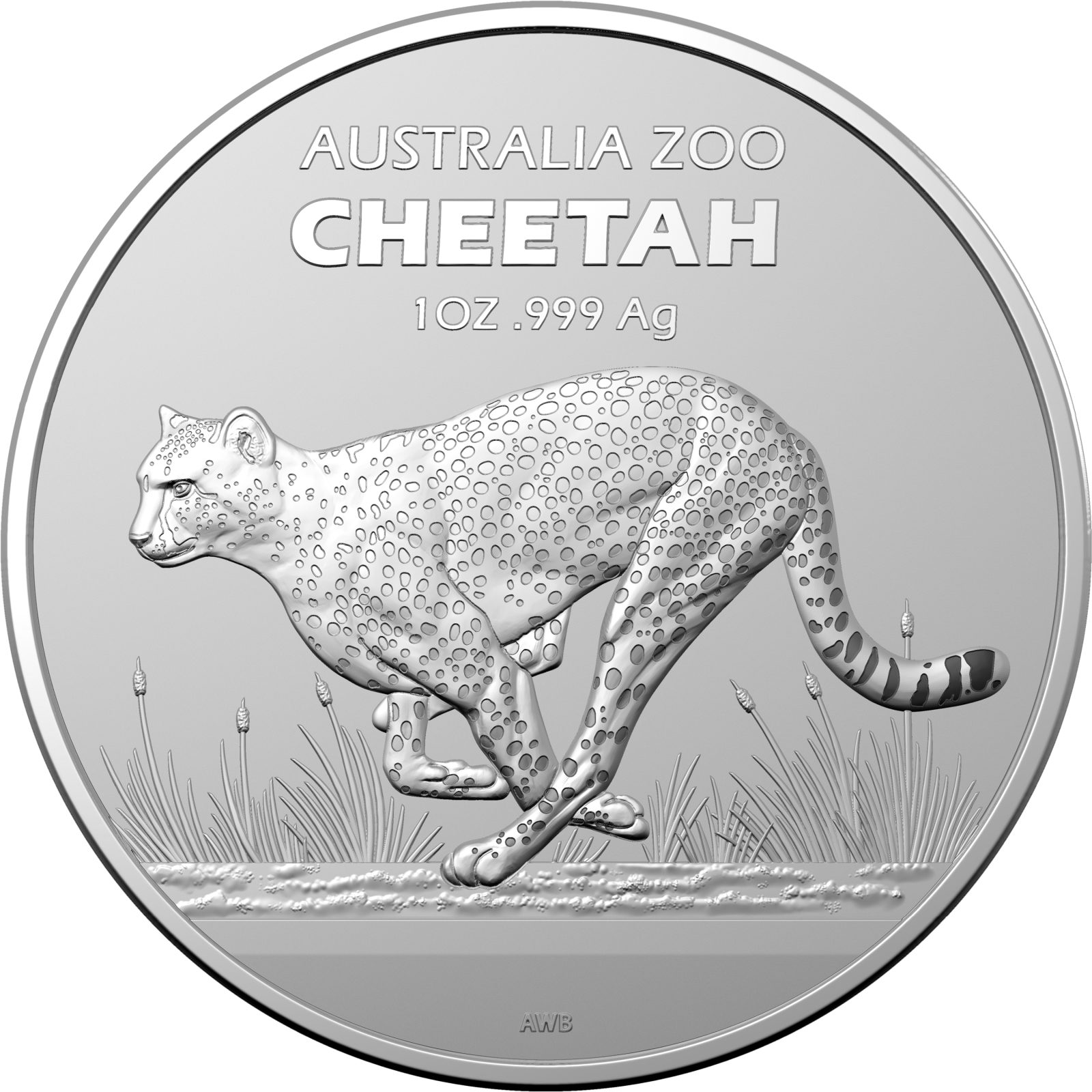 Investment Coins Silver 2021 One Dollar Australia Zoo Cheetah