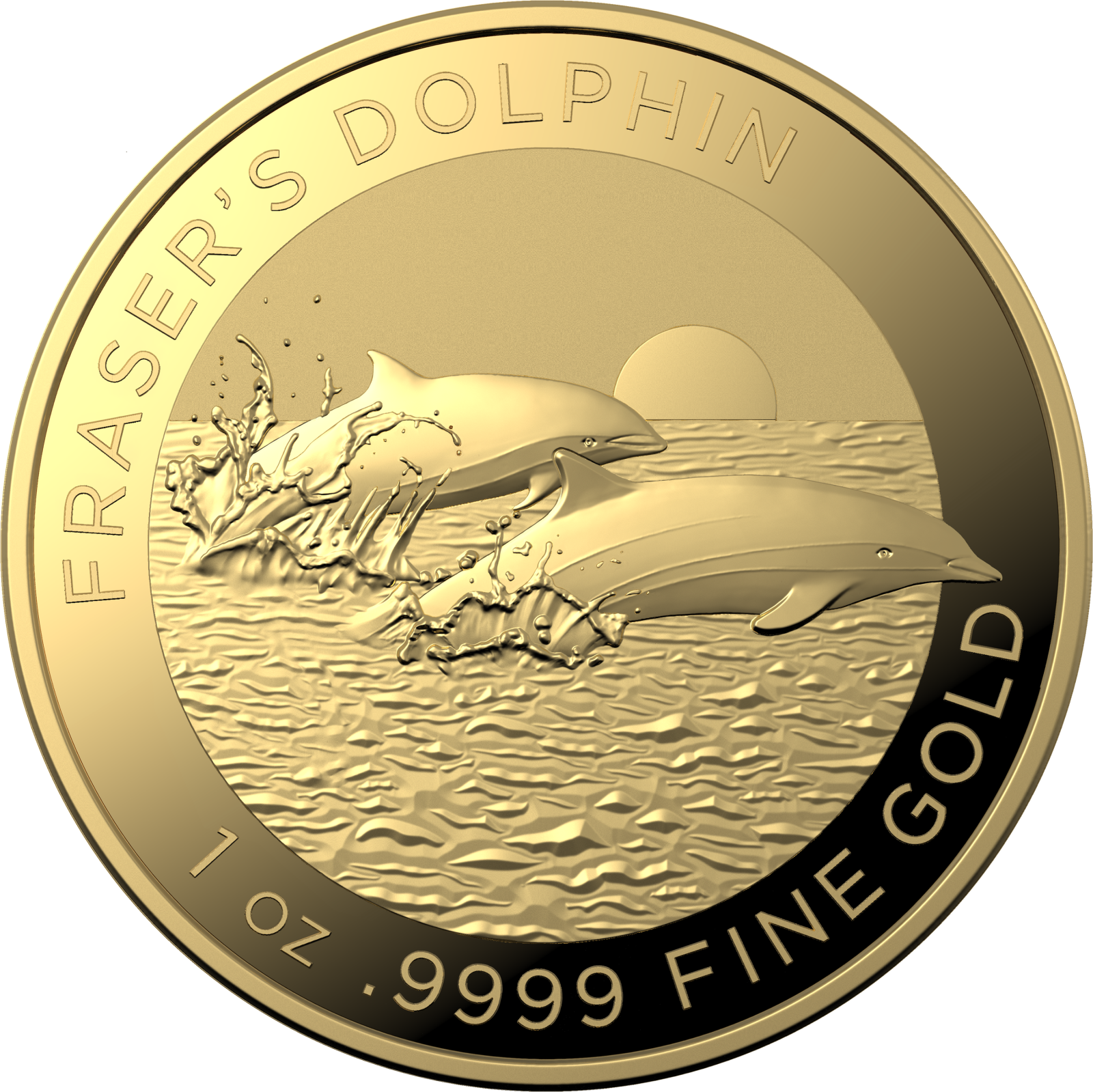 Investment Coins Gold 2021 One Hundred Dollars Fraser's Dolphin