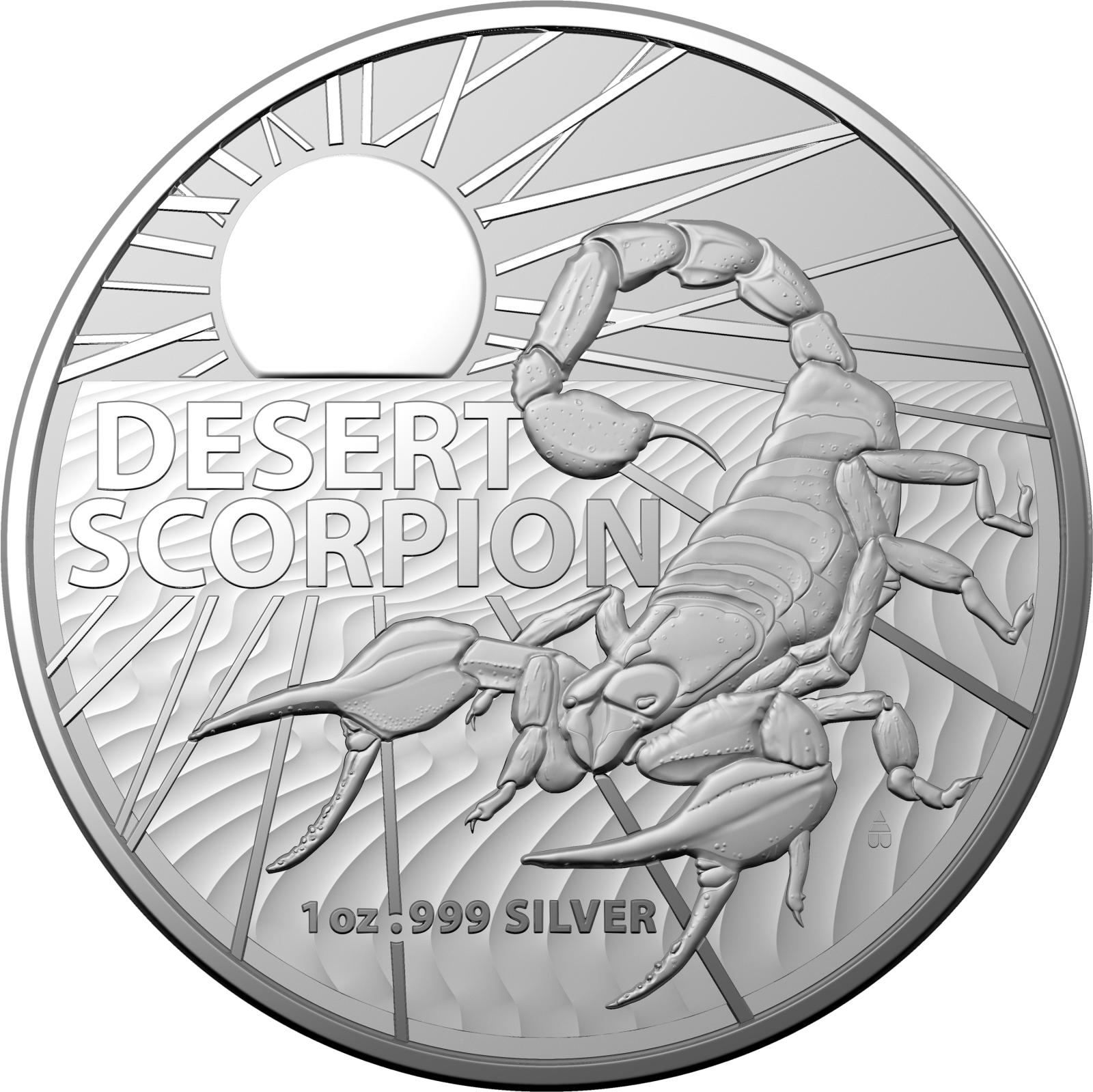 Investment Coins Silver 2022 One Dollar Australian Desert Scorpion