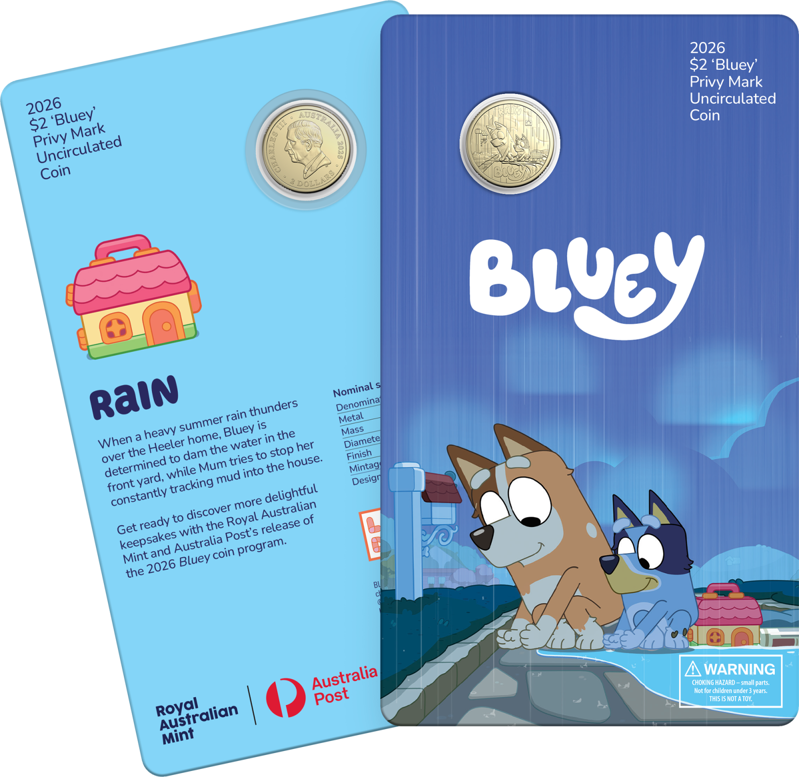 Cheese & Crackers! Bluey returns with a new coin collection