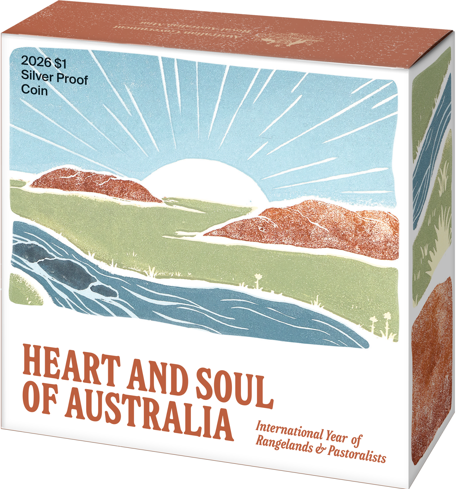 International Year of Rangelands and Pastoralists proof coin packaging