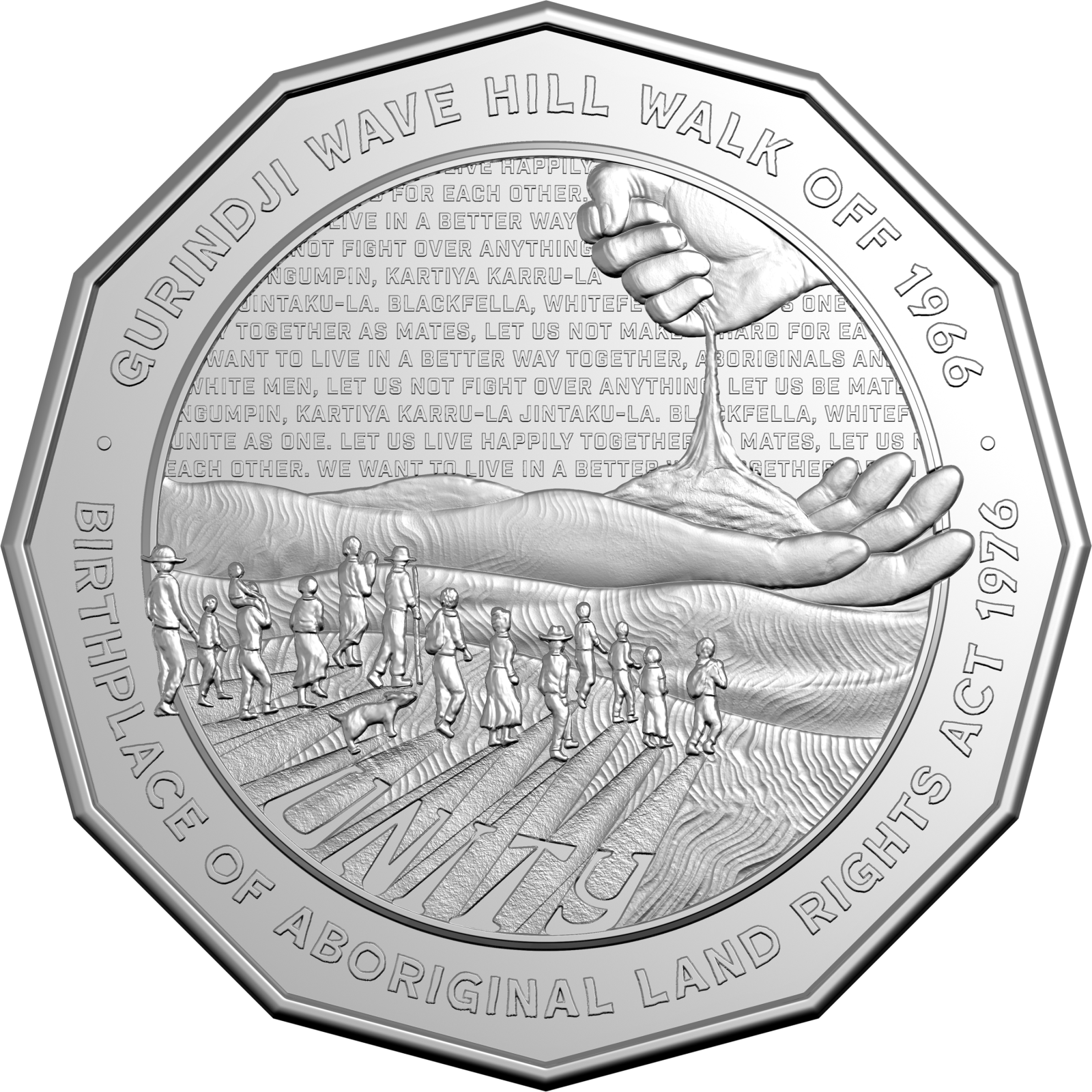 2026 Unity 50c Wave Hill Walk off circulating coin