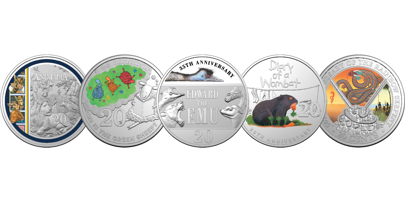 Children's Book Week coins.