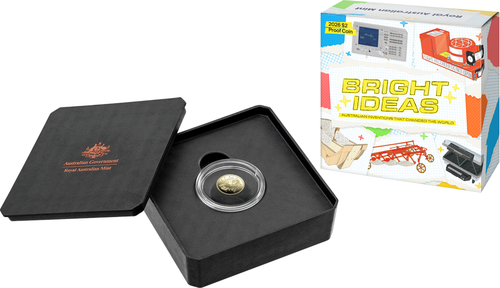 2026 Bright Ideas $2 proof coin in carton case.