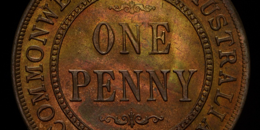 Australian coin history one penny