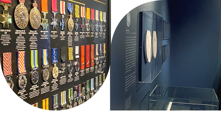 2025 Exhibition Reflection mural with medals