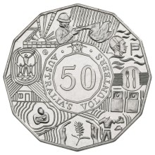 Circulating coins fifty cents commemorative design 2003 Commemorating Australia’s volunteers