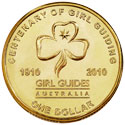 circulating-coins-one-dollar-commemorative-design-2010-girl-guiding-australia
