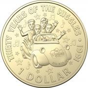 uncirculated-coins-one-dollar-2021-thirty-years-wiggles-anthony-jeff-murray-greg