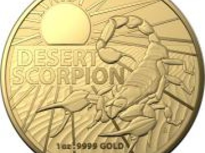 Investment Coins Gold 2022 One Hundred Dollars Australian Desert Scorpion