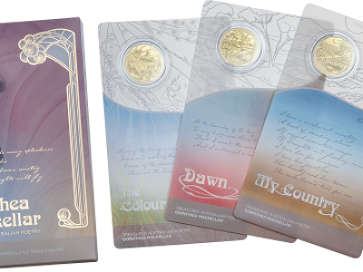 Dorothea Mackellar Three-Coin Set Envelope