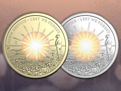 New release: Dawn Service $2 Coloured Coins