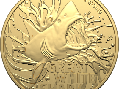 Investment Coin Gold 2021 Great White Shark