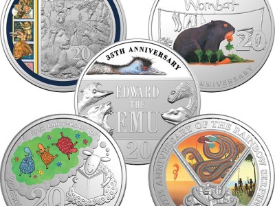 Children's Book Week coins.