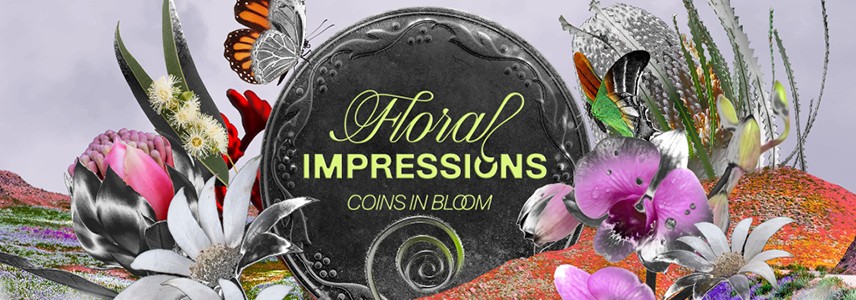 Floral Impressions: Coins in Bloom exhibition