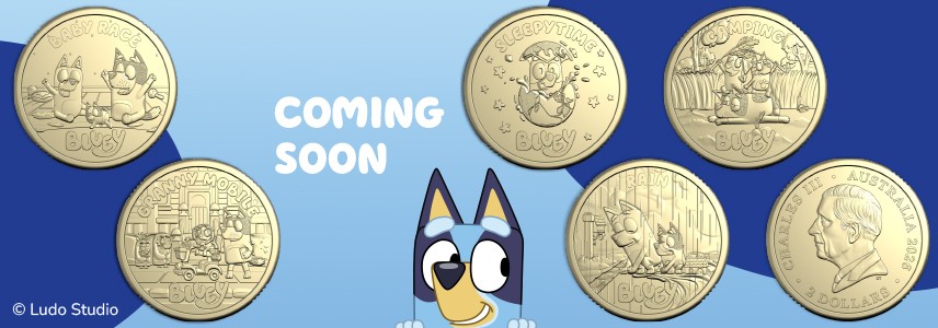 Coming Soon: New Bluey Coin Collection!